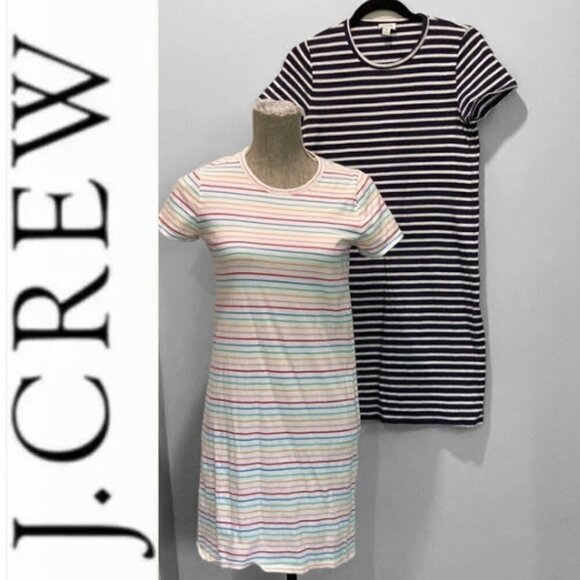J Crew Short Sleeve Summer Dresses x2 - Picture 1 of 9